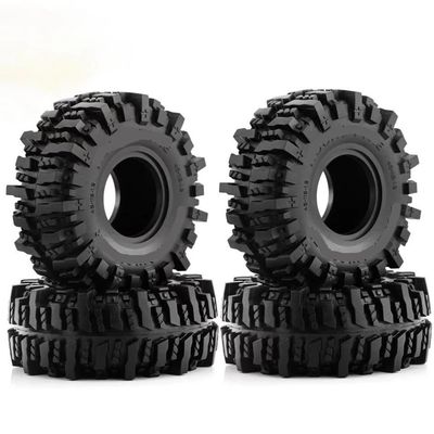 MIVHQYBU 1.9 Crawler Tires Foam Inserts Black Rubber Inner for RC Models Compatible with II III Gen 8 Gen 7 (4 Pieces)