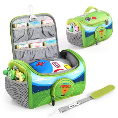 Carrying Case Compatible with Little Tikes for Story Dream Machine Books Starter Set, Portable Storage Bag with Handle and Shoulder Strap for Storytime, Storybook, Character Accessories (Green)