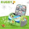 Carrying Case Compatible with Little Tikes for Story Dream Machine Books Starter Set, Portable Storage Bag with Handle and Shoulder Strap for Storytime, Storybook, Character Accessories (Green) view 2