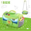 Carrying Case Compatible with Little Tikes for Story Dream Machine Books Starter Set, Portable Storage Bag with Handle and Shoulder Strap for Storytime, Storybook, Character Accessories (Green) view 4