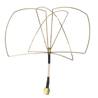 TYXTTGY 1.2GHz Clover Leaf Antenna, Circular Polarized SMA Male for 1.2Ghz 1.3Ghz Video Transmitter Receiver, High Gain FPV(4 Leaf for Rx)