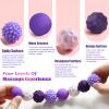 Silicone Magnetic Fidget Balls Toys, 8Pcs Attraction Textures Sensory Fidget Ball Toy with Silicone Shell for for Adults,Silent Desk Magnetic Stress Balls Fidget Toys, Stocking Stuffers for Teen Gifts view 4