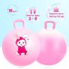 PlayZap Hopper Balls for Kids 3-8, 18 Inches Bouncy Ball with Handle, 18" Inflatable Bouncing Hopper, Pink Rabbit Jumping Toys, Garden Hopping Toys Girls Boys Gifts view 3