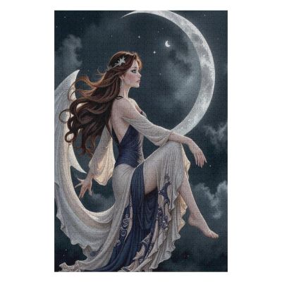 Funny Wooden Puzzles - Sad Fairy - 1000 Piece Jigsaw Puzzle for AdultsChallenging Toys for Party Game - Home Wall Decor Gifts - Great Gifts for Puzzle LoverFamily Education Puzzles