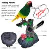 Tipmant Realistic Eelectric Birds Talking Parrots Electronic Pets Office Home Wall Desk Table Decoration Repeat What You Say Kids Toys Birthday Gifts (Green) view 2