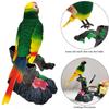 Tipmant Realistic Eelectric Birds Talking Parrots Electronic Pets Office Home Wall Desk Table Decoration Repeat What You Say Kids Toys Birthday Gifts (Green) view 3