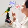 Tipmant Realistic Eelectric Birds Talking Parrots Electronic Pets Office Home Wall Desk Table Decoration Repeat What You Say Kids Toys Birthday Gifts (Green) view 4