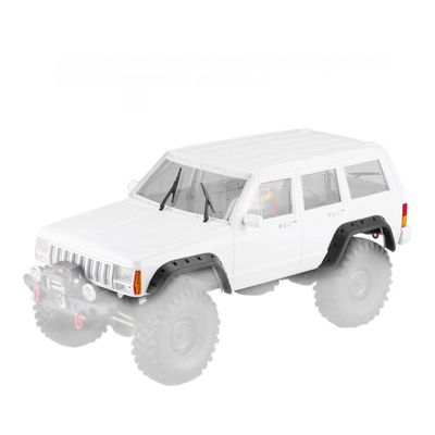 1/10 RC Crawler Hard Body Shell Kit - 313mm Wheelbase Cherokee Body for Axial SCX10, SCX10 II 90046, 90047 & TRX4 Kits (White)