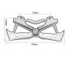 Carbon Downforce Naked Frontal Spoilers Winglet Aerodynamic Wing Front Spoiler Kit Compatible With MT-09 MT09 SP 2017-2020 Motorcycle(Carbon color) view 2