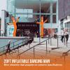 20FT Dancing Tube with Weather-Resistant Blower | Wacky Waving Air Dancer,Tall Advertising Orange Arm for Easter,Christmas,Barber Shop & Business view 2