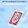 10 ct Magnetic Card Holders for Trading Cards, 35pt One-Touch Card Case Holder, Hard Cards Sleeves Case for Standard Cards, Sports Cards, Baseball Cards view 3