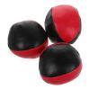 BRIGHTFUFU 3pcs Juggling for Beginners Mini Black Red Toss Catch Hand-Eye Coordination for Boys and Girls and Adults view 1