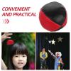 BRIGHTFUFU 3pcs Juggling for Beginners Mini Black Red Toss Catch Hand-Eye Coordination for Boys and Girls and Adults view 3