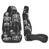 2 Pack Dead-Skeletons-Pattern Car Seat Covers, Elastic Automotive Seat Slipcovers, Protects Seats from Stains and Pets, Good for Everyday Use view 2