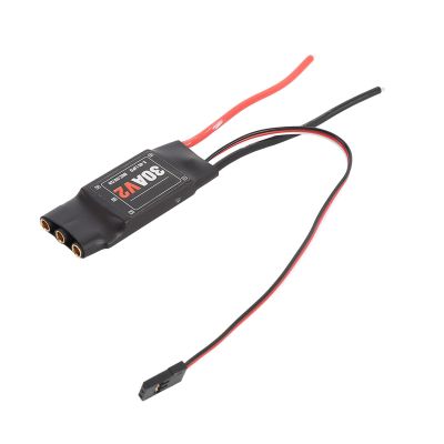 30A RC Electric Brushless Motor ESC Speed Controller with 3.5mm Banana Female Connector for RC Drone Airplane Helicopter