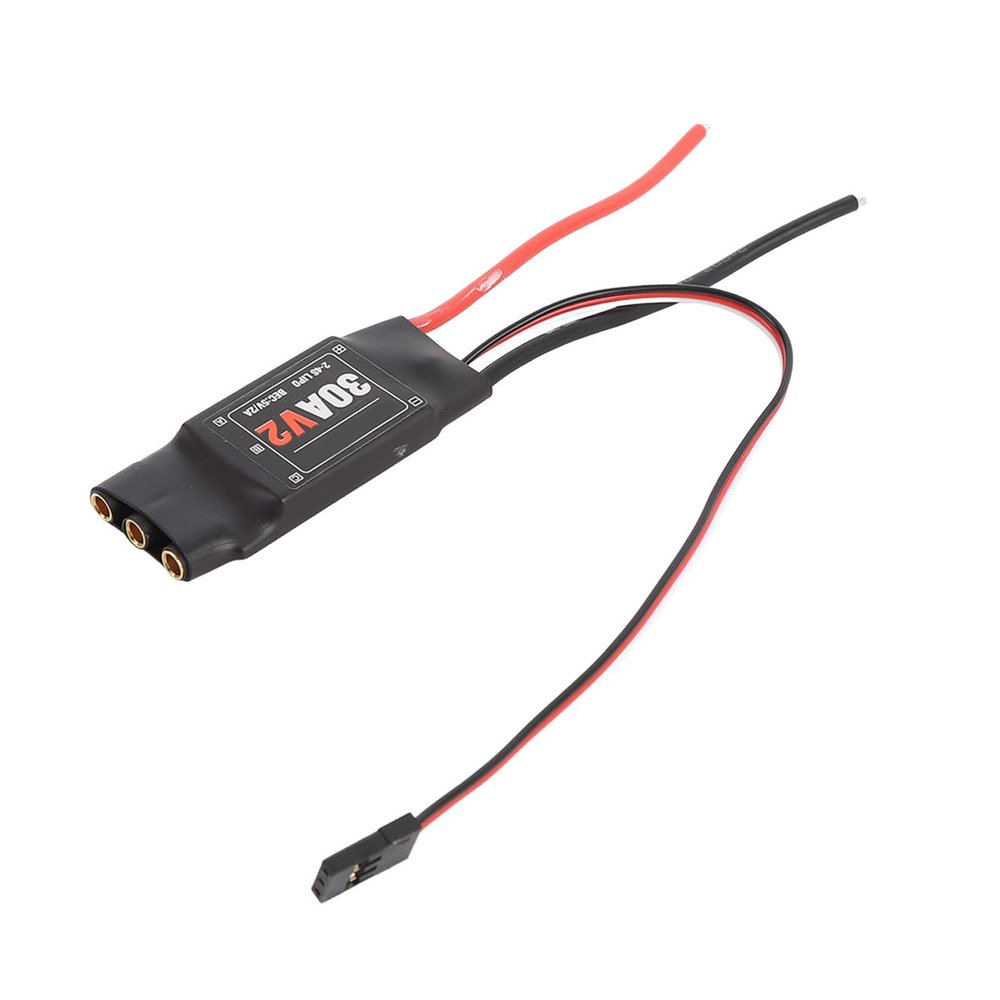 30A RC Electric Brushless Motor ESC Speed Controller with 3.5mm Banana Female Connector for RC Drone Airplane Helicopter