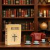 1/12 Scale Mini Bible Book Replica - Realistic Dollhouse Library Accessories for Bookshelf and Bedroom Scenes | Collectible Miniature Books for Dollhouse Furniture and Decor view 3