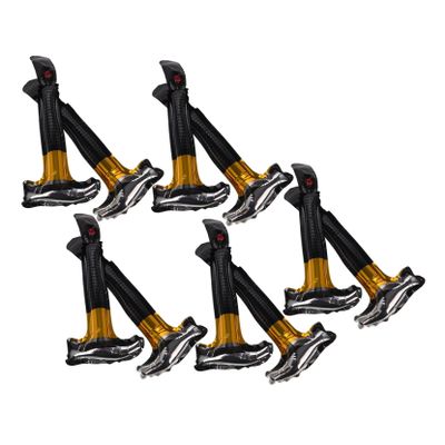 HEMOTON 10pcs Hammer Balloon Inflatable Construction Tools Fun Party Decorations for Birthdays Father Day Unique Excavator Construction Theme Balloons