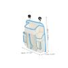 Abaodam Hanging Diaper Organizer Bag Portable Bed Storage Crib Stacking Bag Diaper Caddy Large Capacity view 2