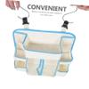 Abaodam Hanging Diaper Organizer Bag Portable Bed Storage Crib Stacking Bag Diaper Caddy Large Capacity view 4
