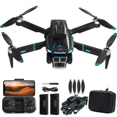 4K RC Drones with Obstacle Avoidance , 30 Mins Long Flight Time Drone for Beginners & Adults , 4K Camera Drone, Lightweight 157g, Brushless Motor, 328ft FPV Transmission, 360 Flips, Headless Mode, 2 Batteries
