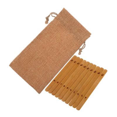 BRIGHTFUFU 10pcs Chinese-Style Sticks for Divination and Buddhist Practices Traditional for Telling Spiritual Guidance and Feng Shui Adjustments