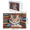 1000 Piece Jigsaw Puzzles for Adults Animal PuzzleSleeping Sweet Cat Puzzle Games for Animal Lovers Gift, Modern Stress Relief Toys, Puzzles for Challenging Brains, Family Educational Games view 2
