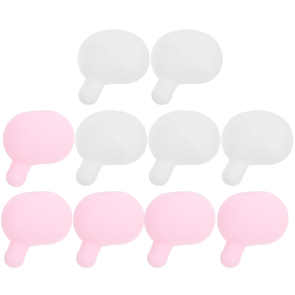 TEHAUX 10Pcs Silicone Bubble Core Inserts for DIY Squeeze Toy Replacement Balls for Toys Sensory Crafts for Bubble Blowing Creative Doll Making