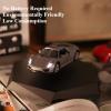 bjlysk Magnetic Levitation Car Model Decor - Floating Tech Desk Toy with 360 Auto Rotation, ABS & Zinc Alloy Base, Gray/Red Options, Creative Gift for Office & Home (Gray) view 3