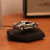 bjlysk Magnetic Levitation Car Model Decor - Floating Tech Desk Toy with 360 Auto Rotation, ABS & Zinc Alloy Base, Gray/Red Options, Creative Gift for Office & Home (Gray) view 4