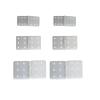 6 Nylon Hinges, Small, Medium, and Large, Suitable for Remote-Controlled Aircraft Models, Aircraft Parts, Fixed Wing Models, and Square Hinges. view 1