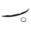 YABRMWC Spoiler Fits Style Rear Trunk Lip Wing Glossy Black view 3