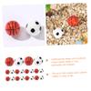 Anneome 20pcs Mini Football Soccer Ball Ornaments DIY Home Decor Miniature Sports Balls for Birthday Party Toy Accessory view 3