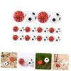 Anneome 20pcs Mini Football Soccer Ball Ornaments DIY Home Decor Miniature Sports Balls for Birthday Party Toy Accessory view 4