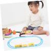 VICASKY 1set Electric Train Toy Boys and Girls Creative Steam Rail Model Tracks Assembling Fun for Christmas Hand Coordination Imagination Reusable Design view 3