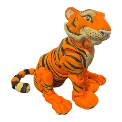 Large Articulated Toy Animals and Figurines | Home Dcor and Office Desk Toys | Autism, ADHD, Sensory | 3D Printed Gift (Tiger)