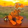 Large Articulated Toy Animals and Figurines | Home Dcor and Office Desk Toys | Autism, ADHD, Sensory | 3D Printed Gift (Tiger) view 2