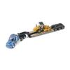 Diecast Masters Caterpillar Diecast Model Replicas 1:87 Scale Blue Kenworth T880 Tractor with Lowboy Trailer and Cat Padfoot Roller | Model 84424 view 3