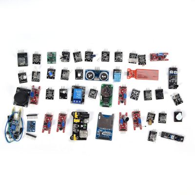 45Sensor Assortment Kit, Replace Old Sensors, for Mega 2560, R3, Small & Light, for Beginners, Electronic Learning Kit with 45 Most Mainstream Sensors and ES