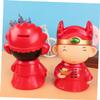 Abaodam 1pair Festive Cartoon Piggy Bank Creative Money Saving Box for Weddings Housewarmings and Birthdays Adorable Decoration for Boys and Girls and Adults for Loved view 2