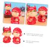 Abaodam 1pair Festive Cartoon Piggy Bank Creative Money Saving Box for Weddings Housewarmings and Birthdays Adorable Decoration for Boys and Girls and Adults for Loved view 3