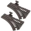 HEMOTON 2pcs Flexible Tracks for Toy Cars Train Track Accessory Turning and Elastic Deformation for Boys and Girls Playset and World view 1