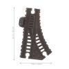 HEMOTON 2pcs Flexible Tracks for Toy Cars Train Track Accessory Turning and Elastic Deformation for Boys and Girls Playset and World view 2