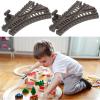 HEMOTON 2pcs Flexible Tracks for Toy Cars Train Track Accessory Turning and Elastic Deformation for Boys and Girls Playset and World view 3