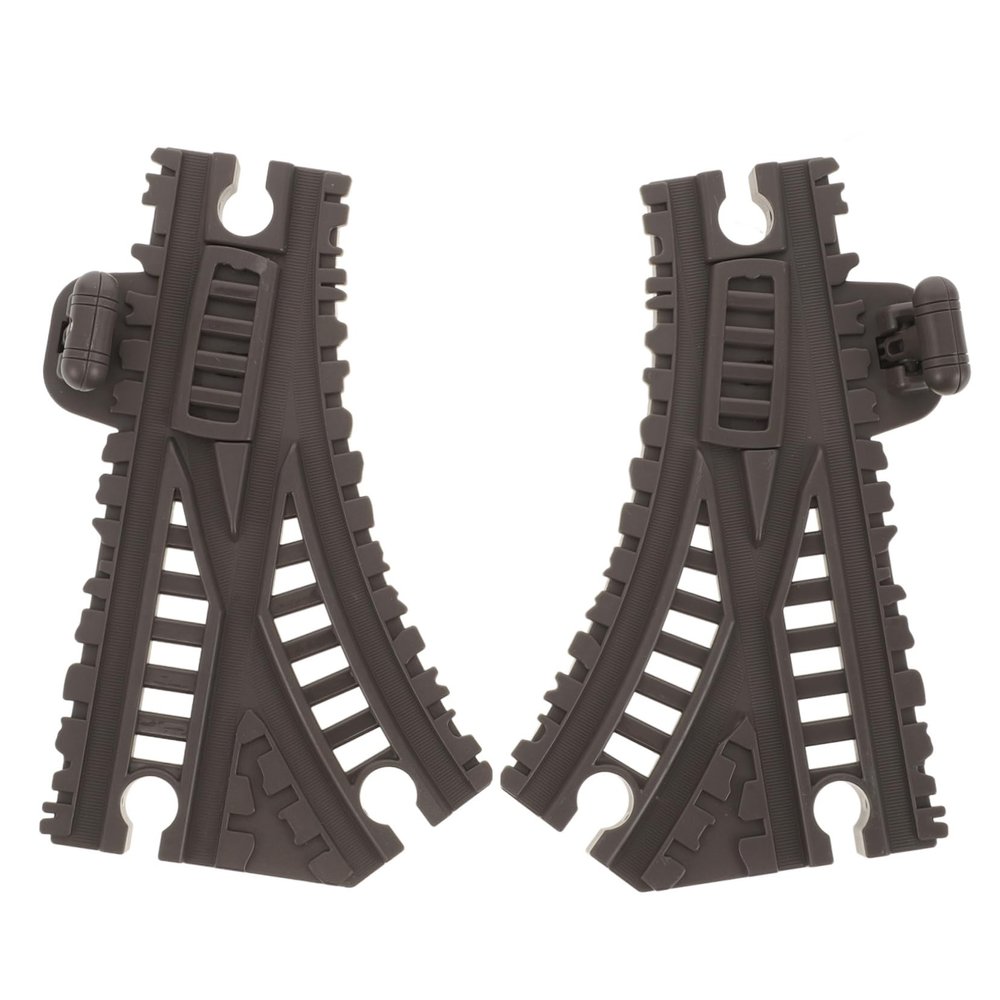 Totority 2pcs Scale Train Track Special Turning Track and Tunnel for World Railway