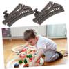 Totority 2pcs Scale Train Track Special Turning Track and Tunnel for World Railway view 3