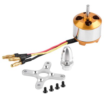 1400KV Brushless Motor, 2814 1000KV 1400KV RC Plane Motor 2kg Thrust 3S 4S for Fixed Wing RC Airplane Model (1000KV)