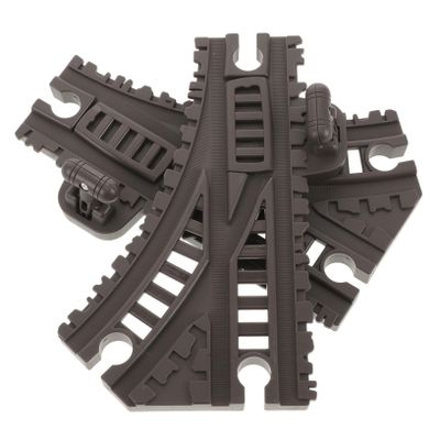 ibasenice 2pcs Train Track Accessory for Boys and Girls Highspeed Adventure Track Challenging Turns and Elastic Deformation Train Supplies Compatible