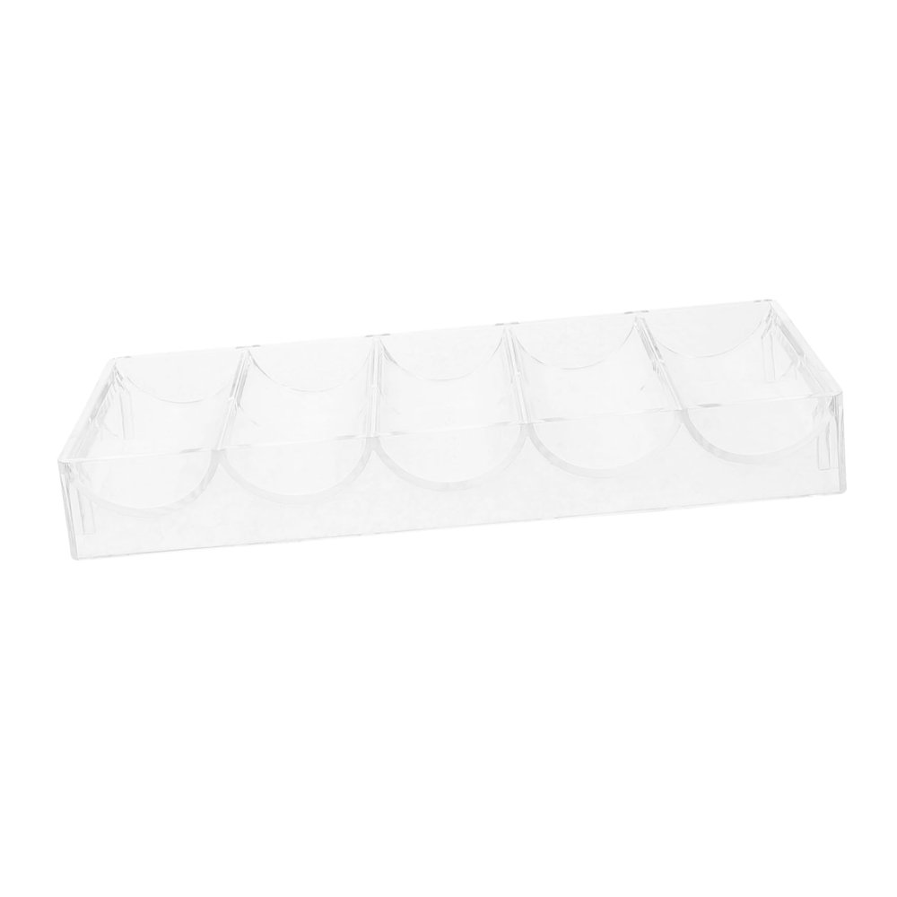 Abaodam Multi-functional Acrylic Poker Chip Holder Transparent Storage Case for Chips and Reusable for Hold and Gaming Sessions