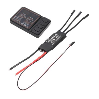 50A RC Brushless Motor ESC Customizable Startup Mode Linear Speed Control Remote Control 3-6S LiPo Input Electronic Speed Controller for RC Airplane Model